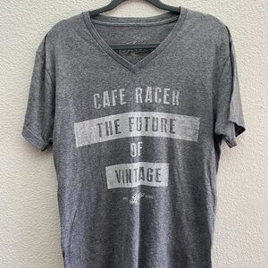 Iconic Moto Culture Cafe Racer The Future Of Vintage T-Shirt Men's Medium